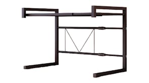 Kmall 2-Tier Expandable Microwave Oven Rack - Black