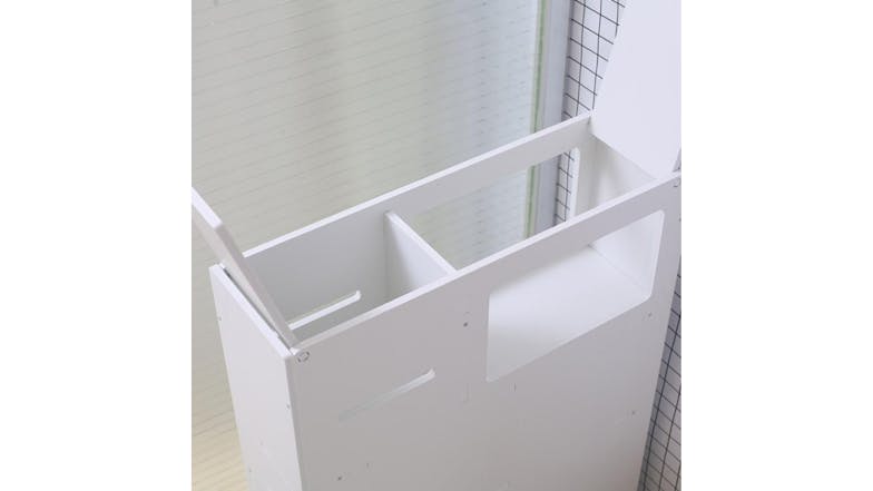 Kmall Slide-Out Compact Bathroom Storage Drawers - White