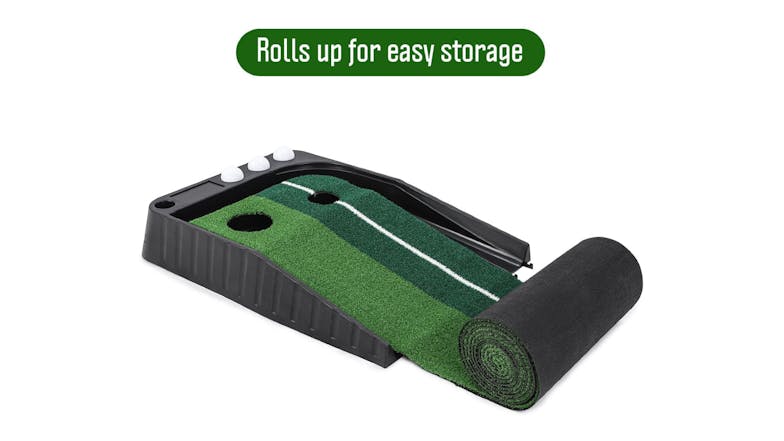 Kmall Sloped Indoor Golf Putting Practice Mat 300cm