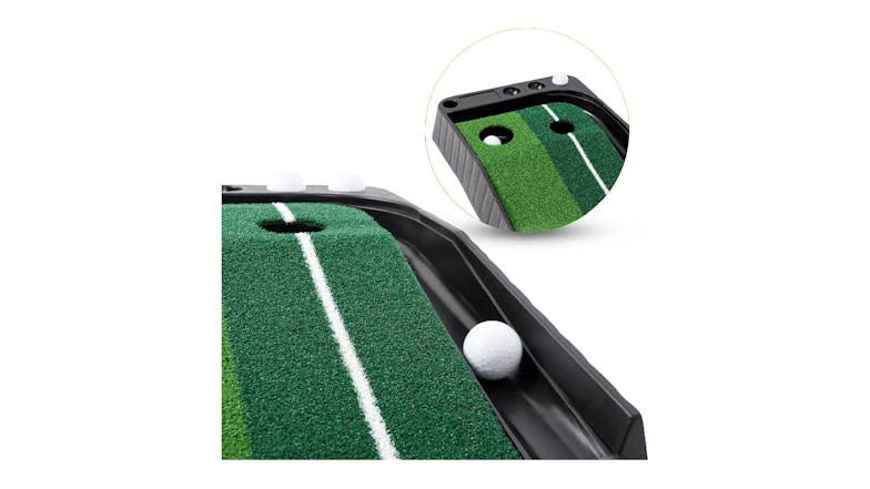 Kmall Sloped Indoor Golf Putting Practice Mat 300cm