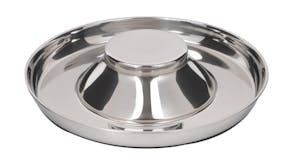 Kmall Stainless Steel Slow Feeder Pet Bowl 34cm