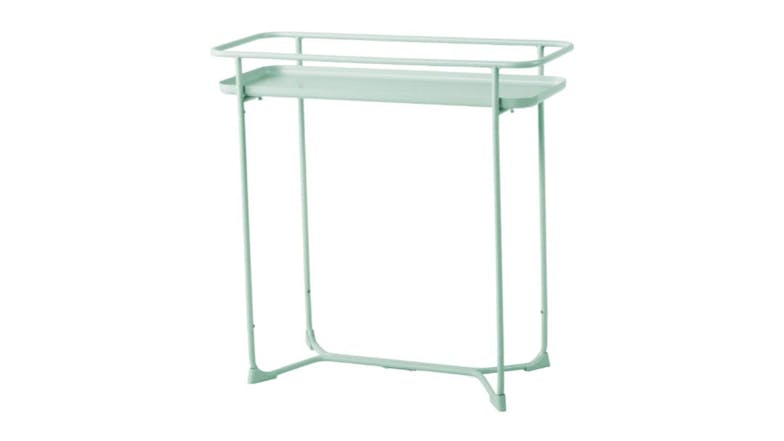 Kmall Modern Rectangular Metal Frame Sidetable - Mint