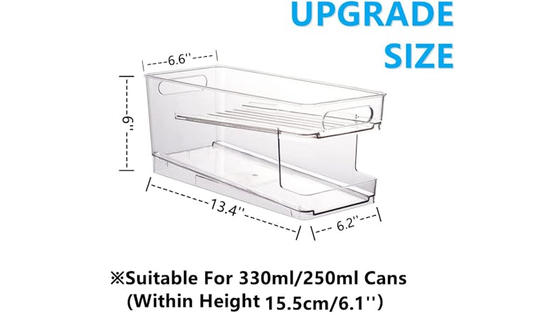 Kmall Rolling Can Refrigerator Pull-Out Organiser