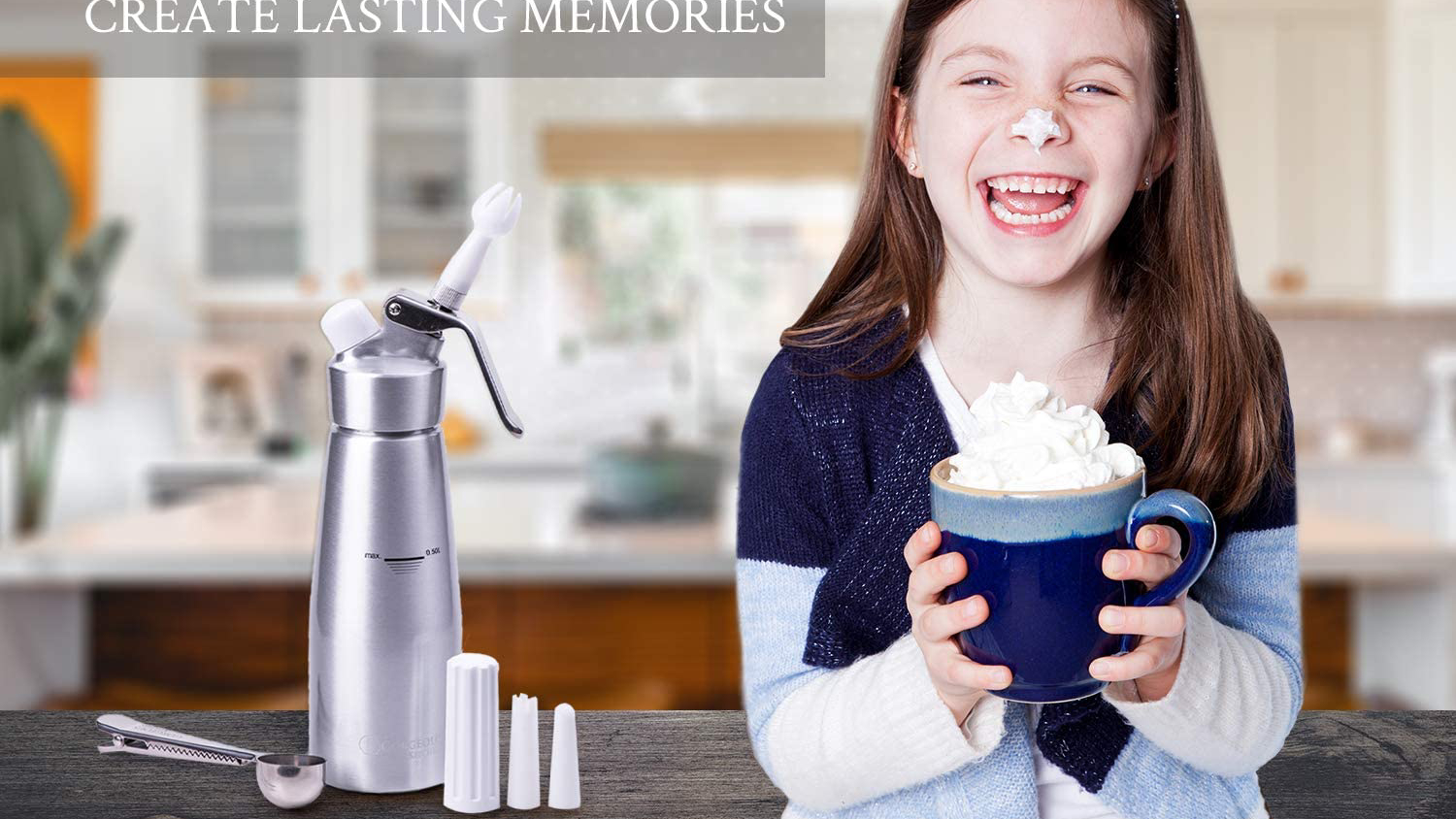 Kmall Professional Aluminium Whipping Siphon