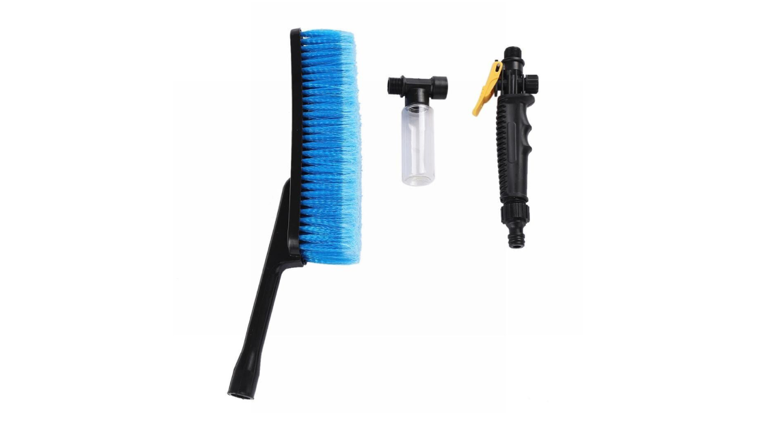 Kmall 3-in-1 Car Wash Brush/Soap Dispenser Hose Attachment