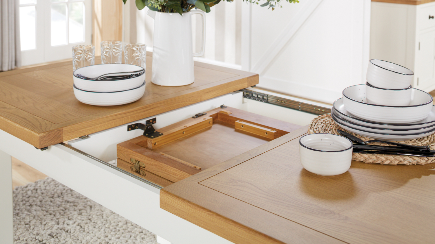 Colchester 1400 Rectangular Extension Dining Table