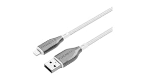 Cygnett Armoured USB-A to Lightning Cable 2m - White (CY4661PCCAL)