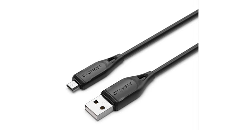 Cygnett Essentials USB-A to Micro USB Cable 1m - Black (CY4664PCCAM)