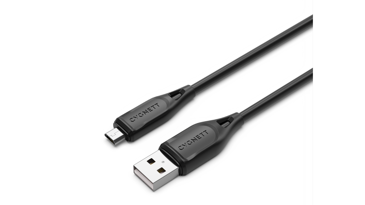 Cygnett Essentials USB-A to Micro USB Cable 2m - Black (CY4665PCCAM)