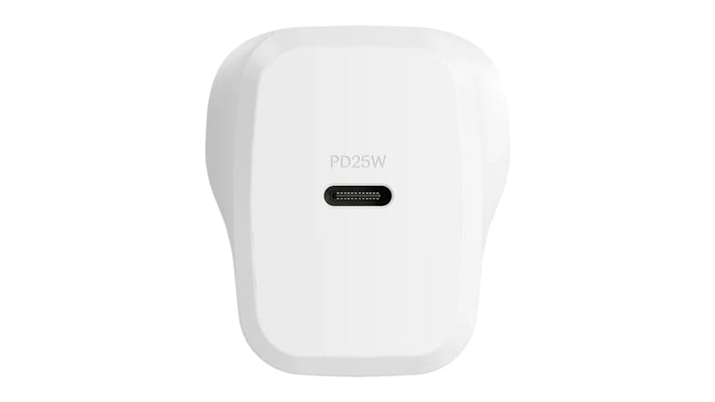 Cygnett Powerplus 25W USB-C AU Wall Charger - White (CY4734PDWCH)