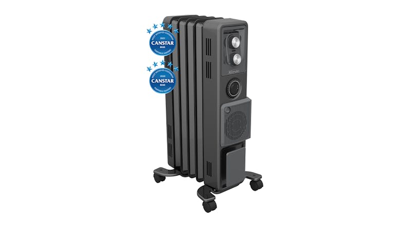 Dimplex 1500W Oil Free 5 Fins Column Heater with Timer & Turbo Fan - Black (ECR15TIF)