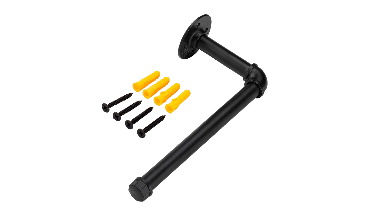 Kmall Wall-Mounted Paper Towel Holder - Matte Black