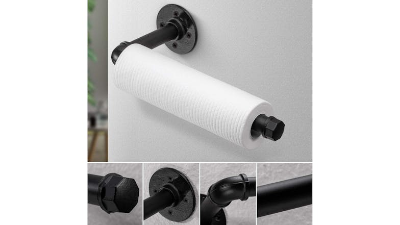 Kmall Wall-Mounted Paper Towel Holder - Matte Black