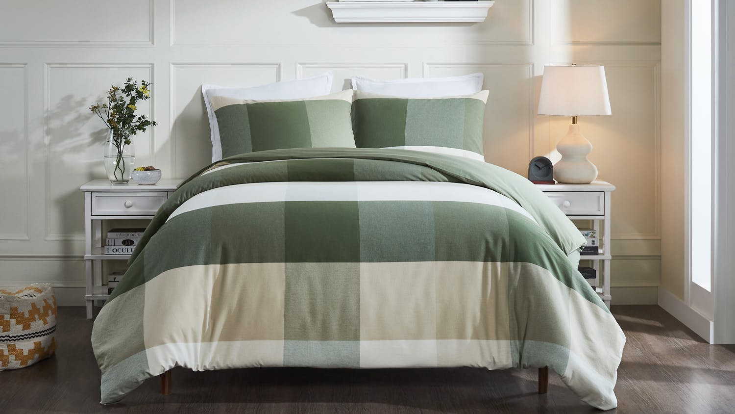 Crossley Green Duvet Cover Set by L'Avenue