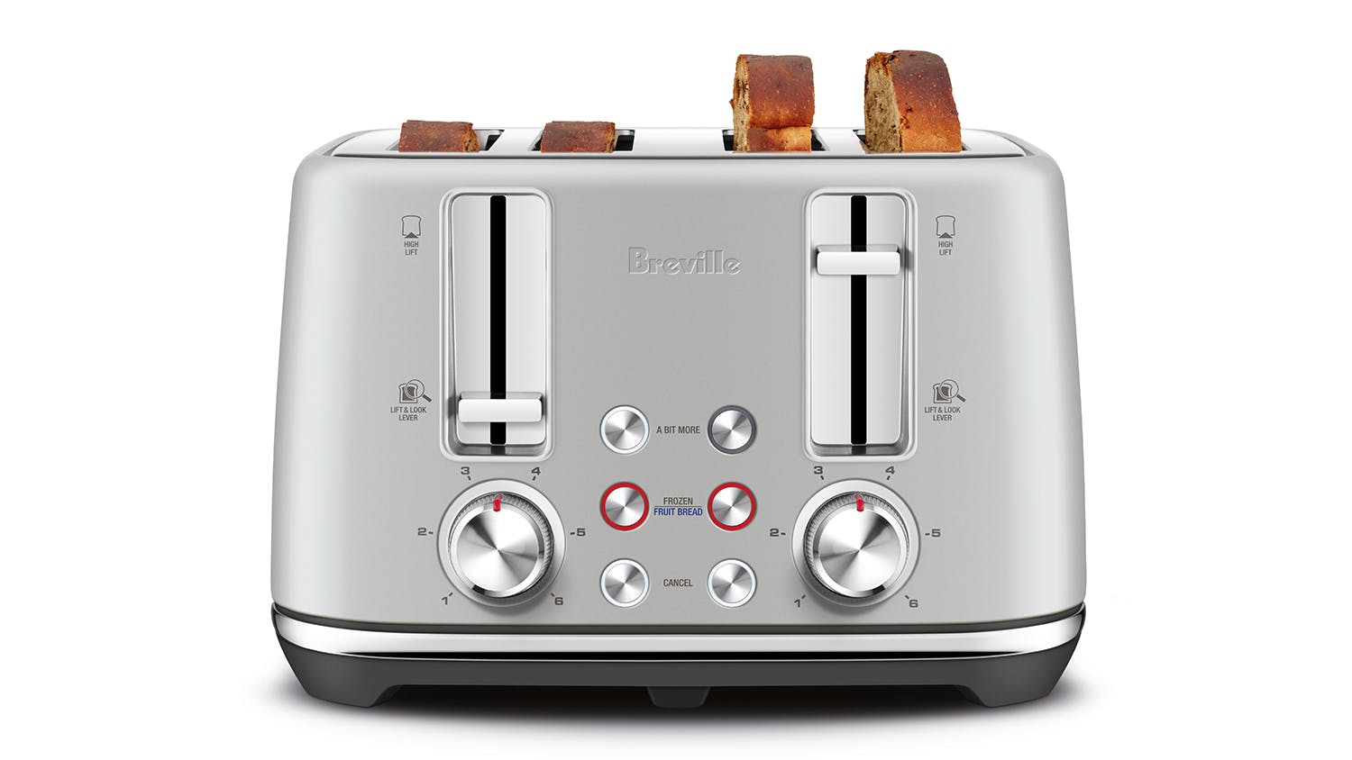 Breville "the ToastSet" 4 Slice Toaster - Light Grey (LTA842LGY)