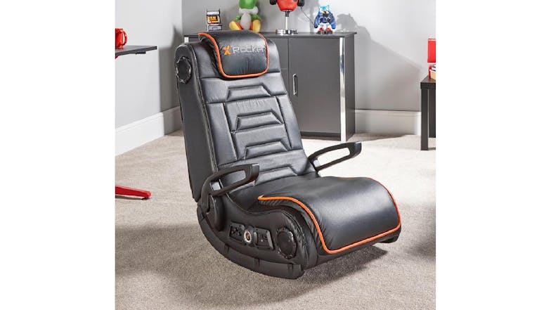 X Rocker 4.1 Wireless Audio Sentinel Gaming Rocker Chair with Haptics, Folding Arms