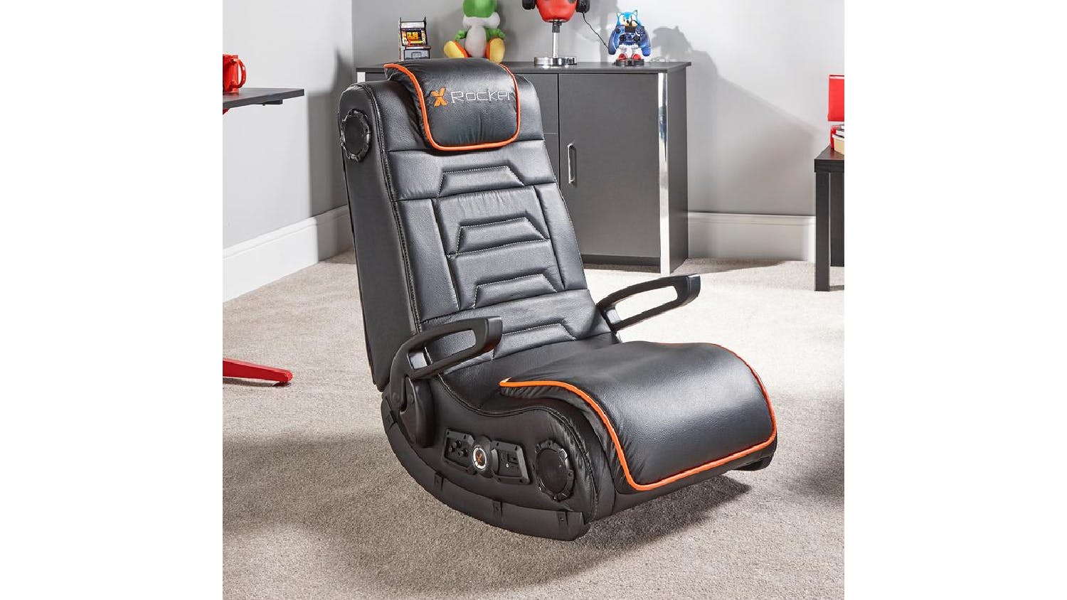 X Rocker 4.1 Wireless Audio Sentinel Gaming Rocker Chair with Haptics ...