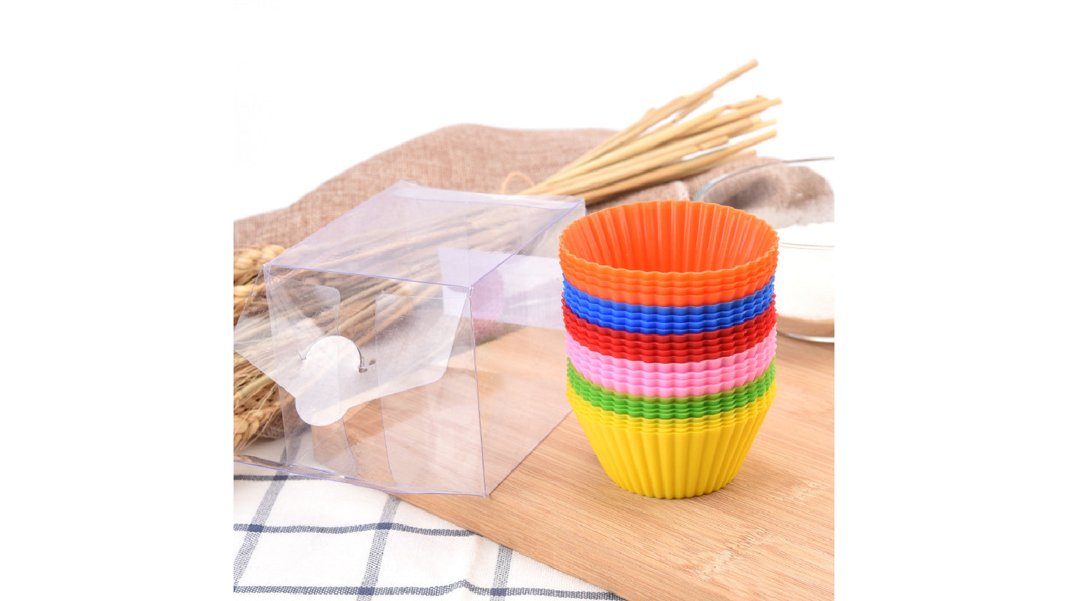 Kmall Silicone Cupcake Wrappers 24pcs. Multicoloured Harvey Norman