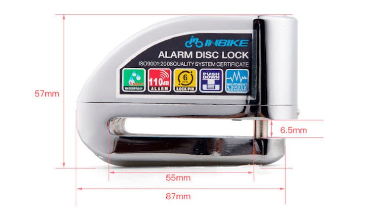 Kmall Anti-Theft Motorcycle Disk Lock with Alarm