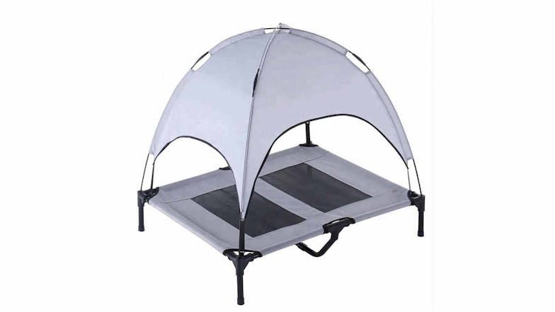 Kmall Elevated Hammock Dog Bed with Canopy Large - Grey
