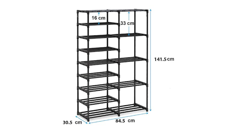 Kmall Multi-Tiered Shoe Rack 84.5 x 141.5cm