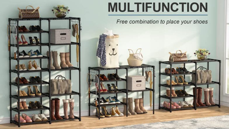 Kmall Multi-Tiered Shoe Rack 84.5 x 141.5cm