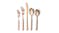 Kmall Stainless Steel Cutlery Set 20 pcs. - Rose Gold