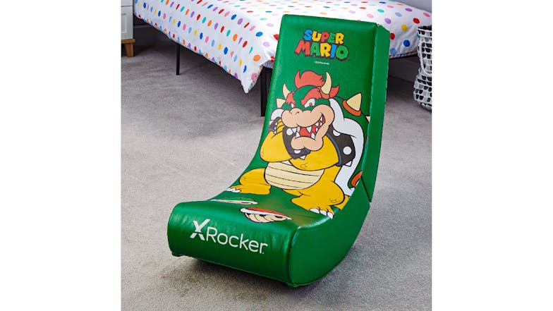 X Rocker Pose Licensed Floor Rocker Chair - Bowser