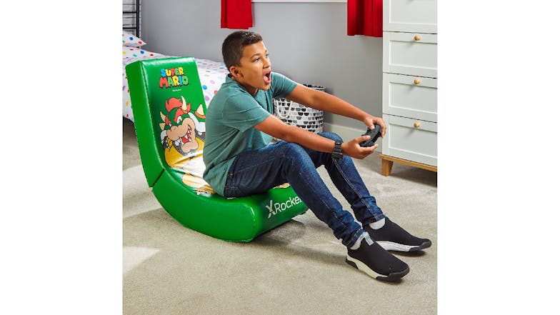 X Rocker Pose Licensed Floor Rocker Chair - Bowser