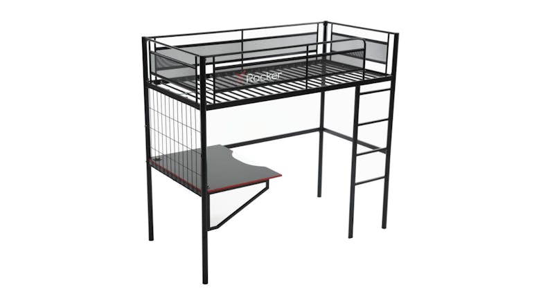 X Rocker Icarus XL High Sleeper Gaming Bed Frame with Desk