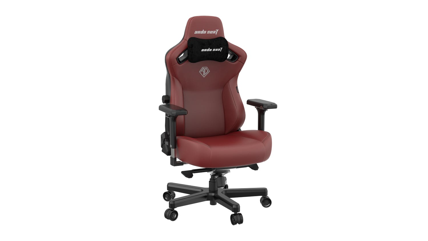 AndaSeat Kaiser 3 Series Gaming Chair Large - Maroon PU Leather