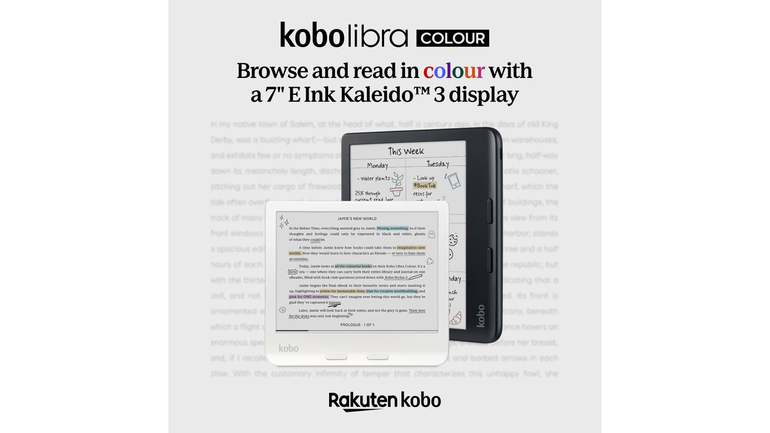 Kobo Libra Colour 7インチ 32G N428-KJ-WH-S 電子書籍リーダー Kobo Libra Colour ホワイト N428-KJ-WH-S-CK