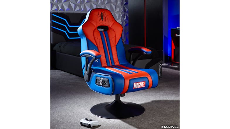 X Rocker Elite 2.1 Wireless Audio Pedistal Gaming Chair - Spider-Man