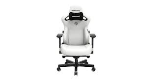 AndaSeat Kaiser 3 Series Gaming Chair Large - White PU Leather