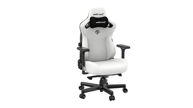 AndaSeat Kaiser 3 Series Gaming Chair Large - White PU Leather