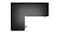 AndaSeat Wind Seeker Corner Gaming Desk with Cable Management, Anti-Slip Surface - Carbon Fibre Black