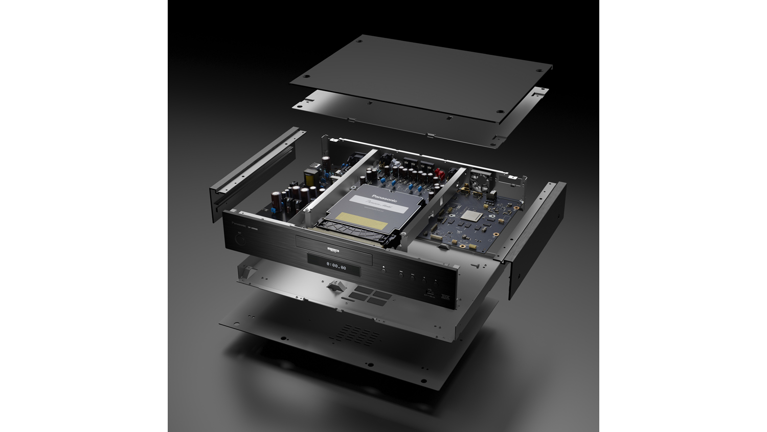 Panasonic CD, DVD & Blu-ray Player supports 4K Ultra HD - Black (DP-UB9000GN1)