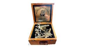 Shipwreck Trading Vintage Naval Brass Sexton with Storage Box - Large