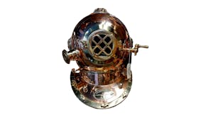 Shipwreck Trading Copper & Brass Replica Diving Helmet