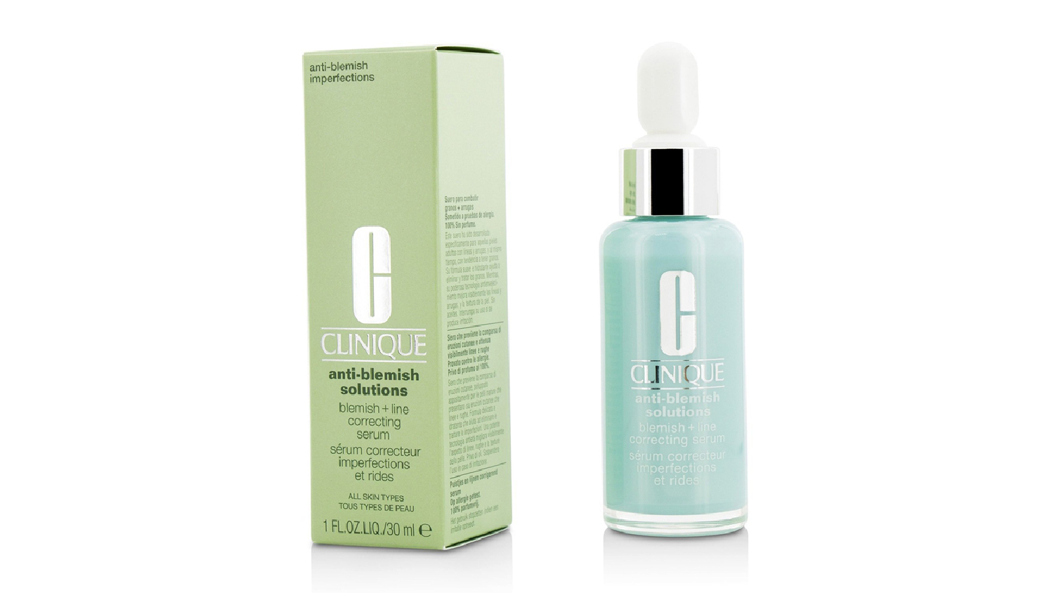 Clinique Anti-Blemish Solutions Blemish + Line Correcting Serum - 30ml/1oz