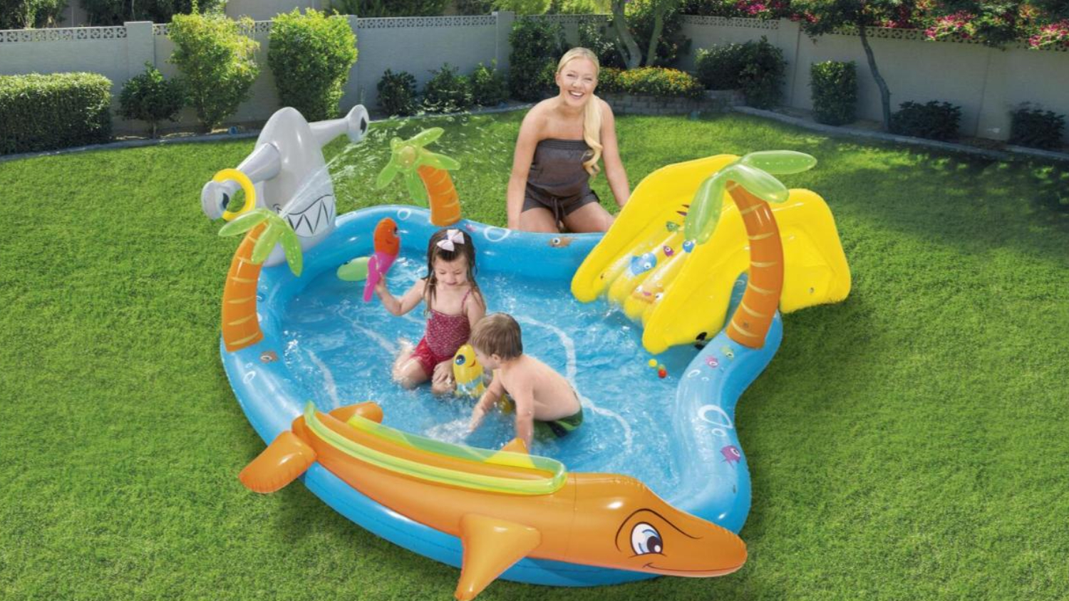 Bestway Inflatable Pool with Slide 273L