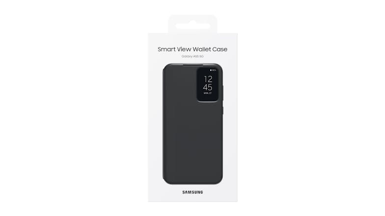 Samsung Smart View Wallet Case for Samsung Galaxy A55 - Black