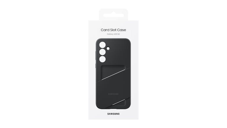 Samsung Card Slot Case for Samsung Galaxy A35 - Black