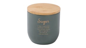 Rockingham Sugar Biscuit Tin with Bamboo Lid - Sage Green/Gold