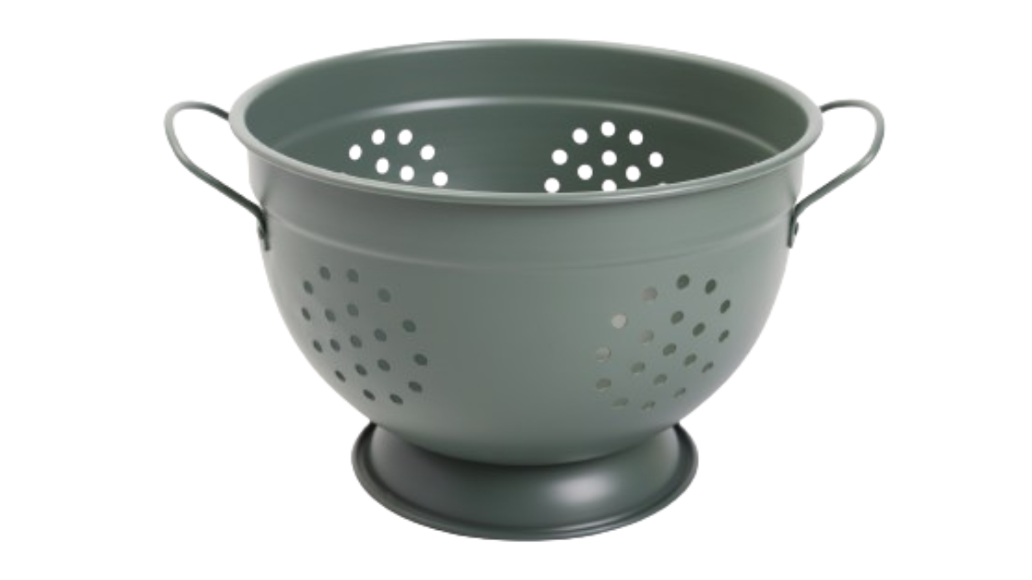 Rockingham Metal Collander Large - Sage Green