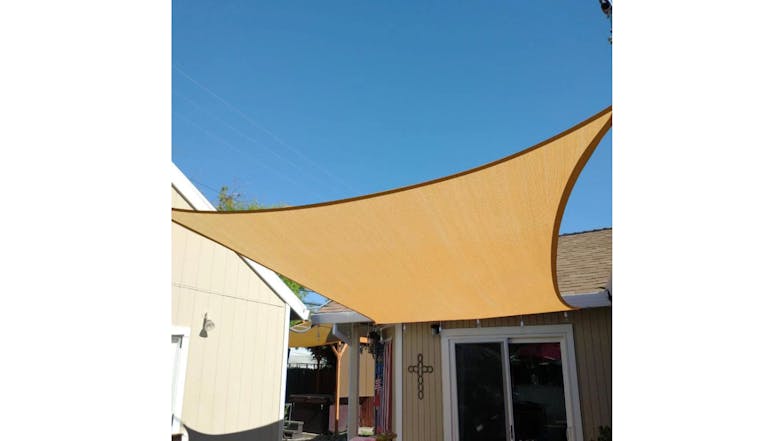 Kmall Shade Sail Rectangle 3 x 4m - Sand