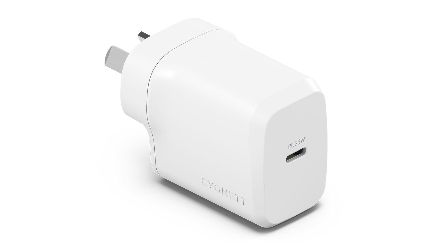 Cygnett Powerplus 25W USB-C Wall Charger - White (CY4734PDWCH)