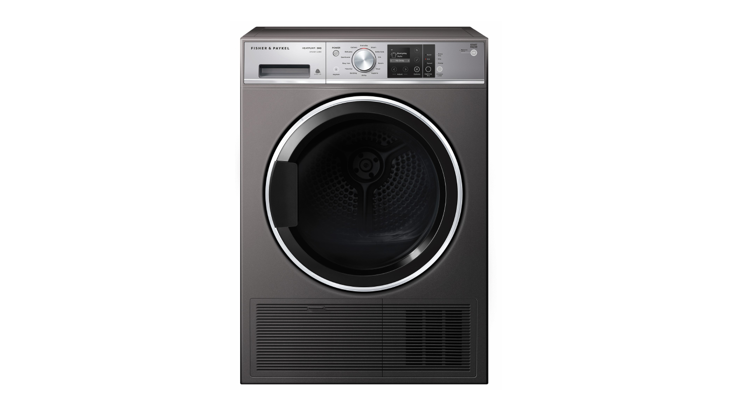 Fisher & Paykel 9kg 23 Program Heat Pump Condenser Dryer Graphite