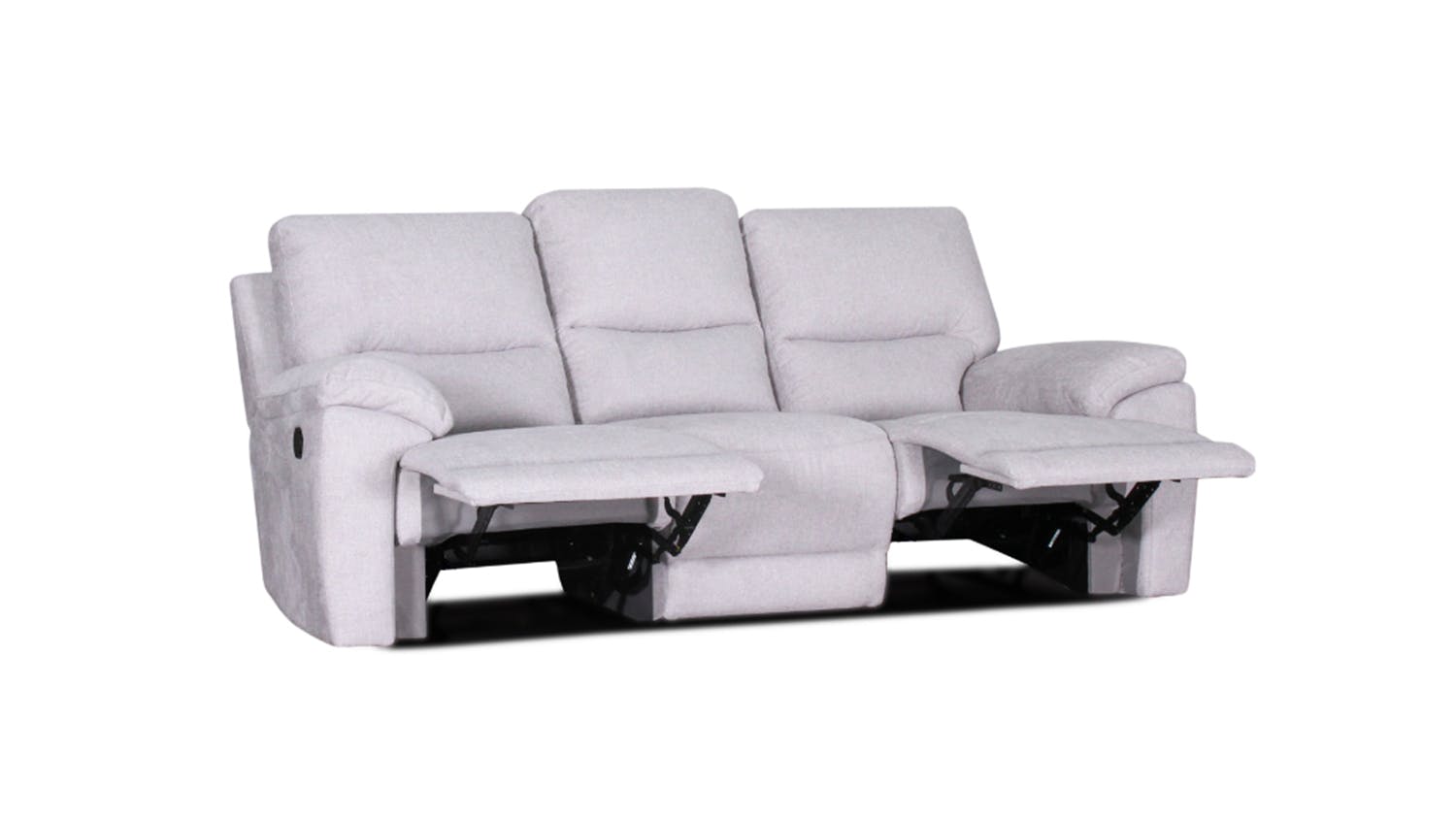 Featherstone 3 Seater Fabric Recliner Sofa