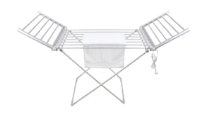 Lenoxx Folding Free-Standing Electric Heated Laundry Rack 230W - White